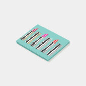 Notities voor lipstick post-it® notes (Schuin)