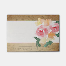 notities voor muziek op vel post-it® notes