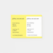 Notities voor uw flyer post-it® notes (Voorkant)