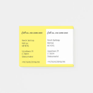 Notities voor uw flyer post-it® notes