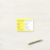 Notities voor uw flyer post-it® notes (Op bureau)