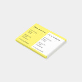 Notities voor uw flyer post-it® notes (Schuin)