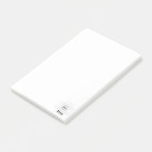 Notities Zwart & Witte Lijnen Liefs Moeder Post-it® Notes (Schuin)