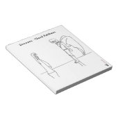 Notizblock mit einer Illustration aus "Zimazans" Notitieblok (Schuin)