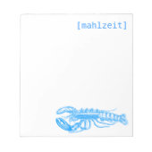 Notizkarten für Restaurants Notitieblok (Voorkant)