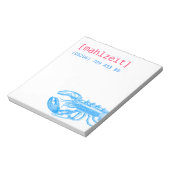 Notizkarten für Restaurants Notitieblok (Linkerzijde)