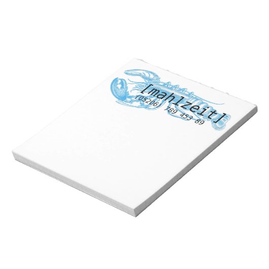 Notizkarten für Restaurants Notitieblok (Linkerzijde)