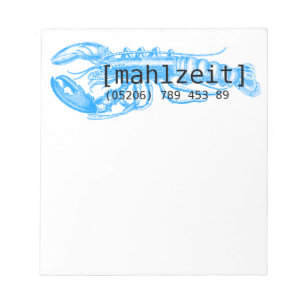 Notizkarten für Restaurants Notitieblok