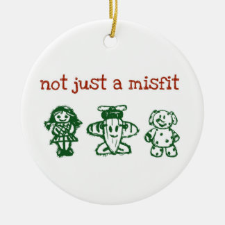 notjustxmas keramisch ornament