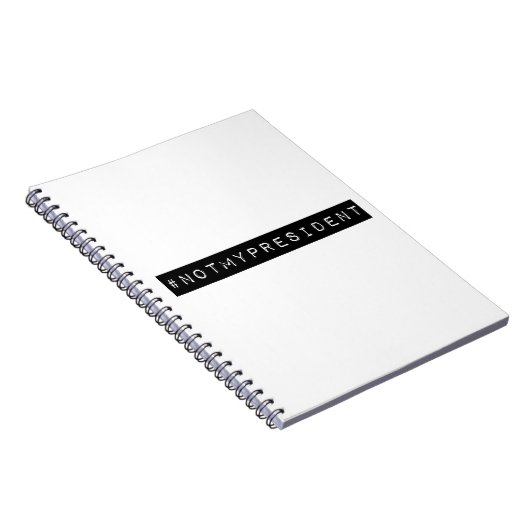 #notmypresident notitieboek (Rechterzijde)