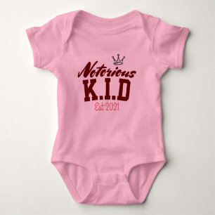 Notorieuze ki.d roze baby-bodysuit romper