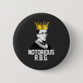 NOTORIEUZE R.B.G. RONDE BUTTON 5,7 CM (Voorkant)