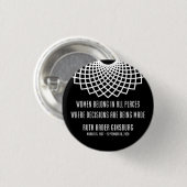 Notorieuze RBG Collar Memorial Quote Button (Voorkant /achterkant)