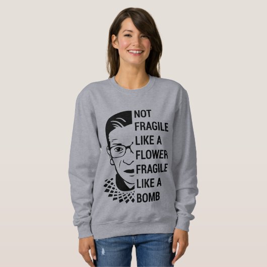 Notorieuze RBG, Ruth Bader Ginsburg, feministische Trui (Voorkant volledig)