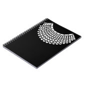 Notorieuze RBG, Ruth Bader Ginsburg, RBG Collar Notitieboek (Linkerzijde)