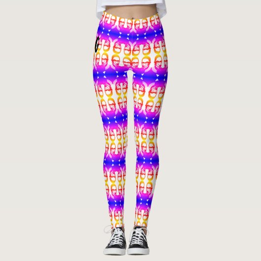NOTORIEUZE RBG UNICORN STIJLE LEGGINGS (Voorkant)