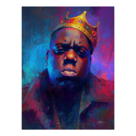 Notorious B.I.G. – Brooklyn’s King of Hip-Hop Perfect Poster