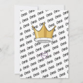 Notorious Big One Hip Hop 1st Birthday Kaart (Achterkant)