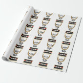 Notorious One 1e Verjaardag Wit Cadeaupapier (Uitgerold)