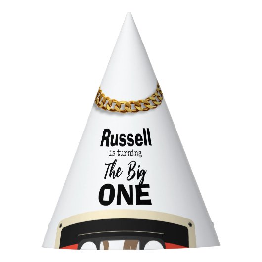 Notorious One 1st Birthday Feesthoedjes (Voorkant)