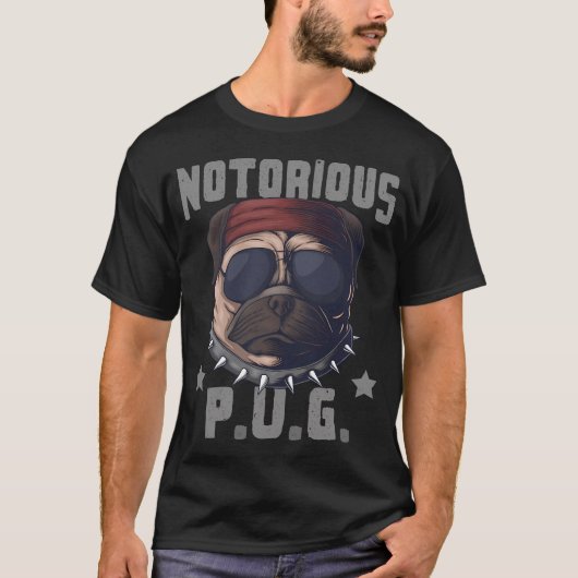 Notorious PUG T-shirt (Voorkant)