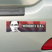 Notorious R.B.G. Bumpersticker (Op auto)