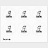 Notorious R.B.G. Ronde Sticker (Vel)