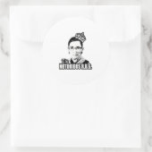 Notorious R.B.G. Ronde Sticker (Tas)