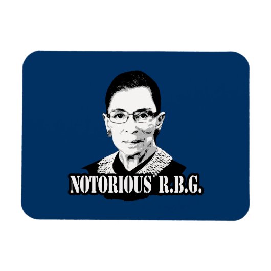 Notorious R.B.G. - Ruth Bader Ginsburg Magneet (Horizontaal)