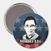 Notorious R.B.G. - Ruth Bader Ginsburg Magneet (Voorkant / Achterkant)