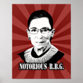 Notorious R.B.G. - Ruth Bader Ginsburg Poster (Voorkant)