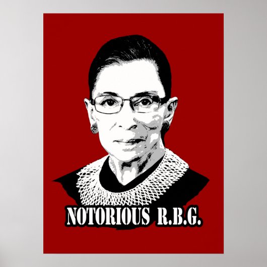Notorious R.B.G. - Ruth Bader Ginsburg Poster (Voorkant)