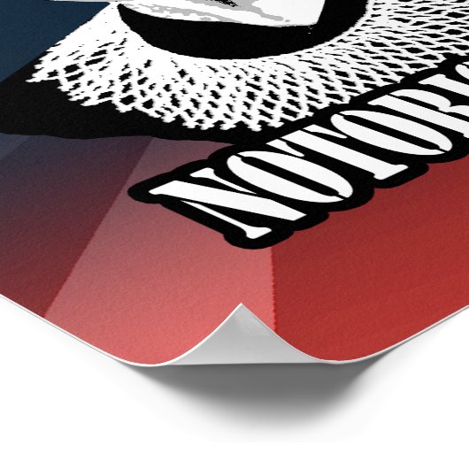 Notorious R.B.G. - Ruth Bader Ginsburg Poster (Hoek)