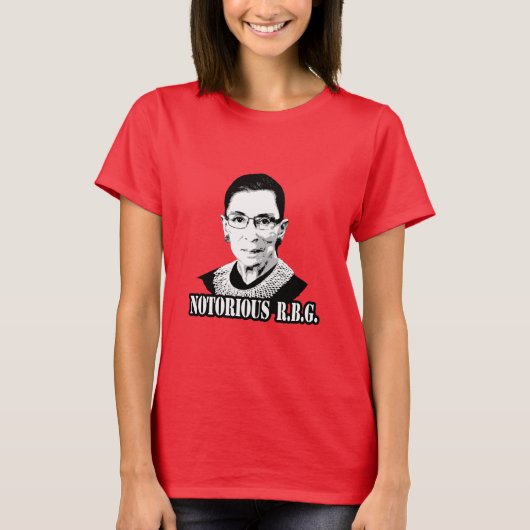 Notorious R.B.G. - Ruth Bader Ginsburg T-shirt (Voorkant)