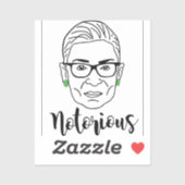 Notorious RBG Mok - Ruth Bader Ginsburg Sticker (Vel)