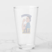 Notorous AOC alexandria ocasio cortez retro rosie Glas (Achterkant)