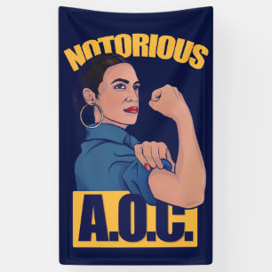 Notorous AOC alexandria ocasio cortez retro rosie Spandoek