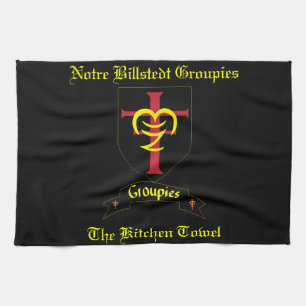 Notre Billstedt Groupies de keukenhanddoek