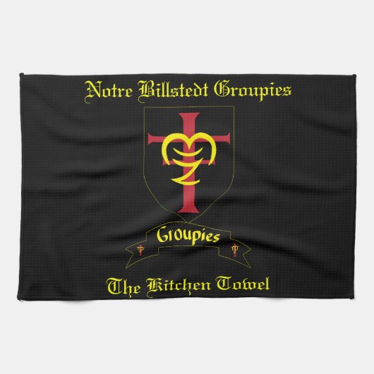 Notre Billstedt Groupies de keukenhanddoek (Horizontaal)
