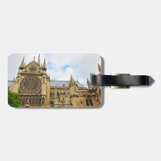 Notre dam bagagelabel (Achterkant horizontaal)