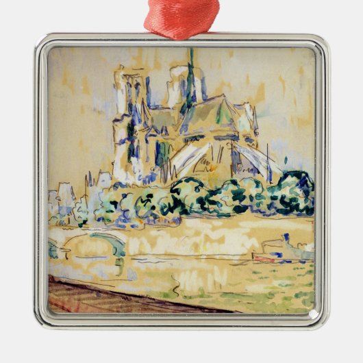 Notre Dame, 1885 Metalen Ornament (Voorkant)