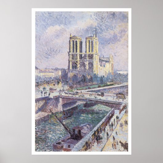 Notre Dame, 1899 Maximilien Luce Poster (Voorkant)