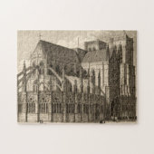 Notre-Dame Architectuur  Puzzle Gothic Legpuzzel (Horizontaal)