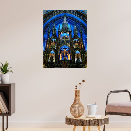 Notre Dame Basilica Altar Poster (Woonkamer 3)