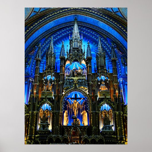 Notre Dame Basilica Altar Poster (Voorkant)