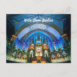 Notre-Dame Basilica Montreal Canada Briefkaart