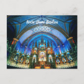 Notre-Dame Basilica Montreal Canada Briefkaart (Voorkant)