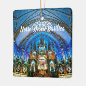 Notre-Dame Basilica Montreal Canada Keramisch Ornament (Links)