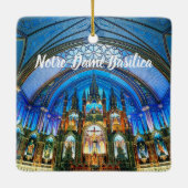 Notre-Dame Basilica Montreal Canada Keramisch Ornament (Achterkant)