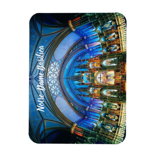 Notre-Dame Basilica Montreal Canada Magneet (Verticaal)